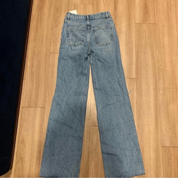Zara Hi Rise Wide Leg Jeans - Picture 4 of 5